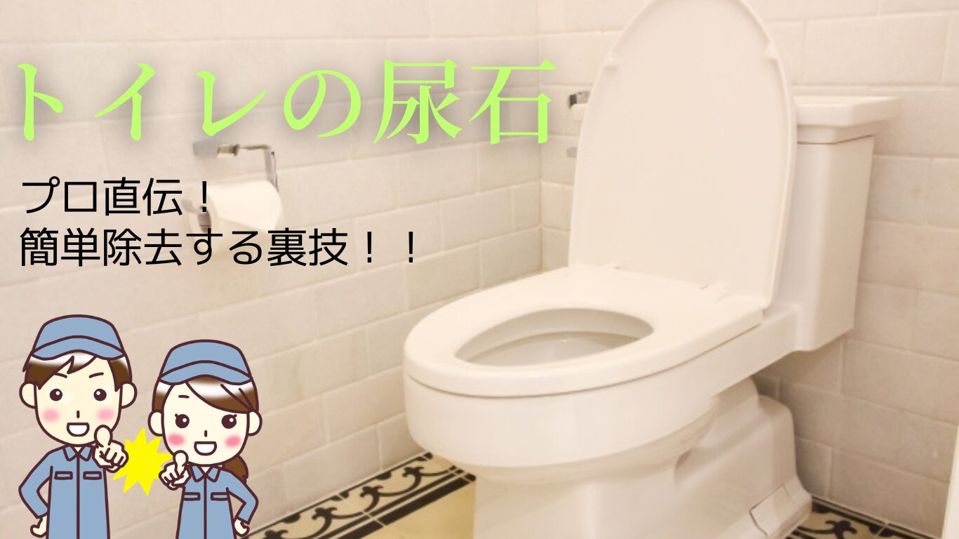 プロ直伝!トイレの尿石を簡単除去する裏ワザ