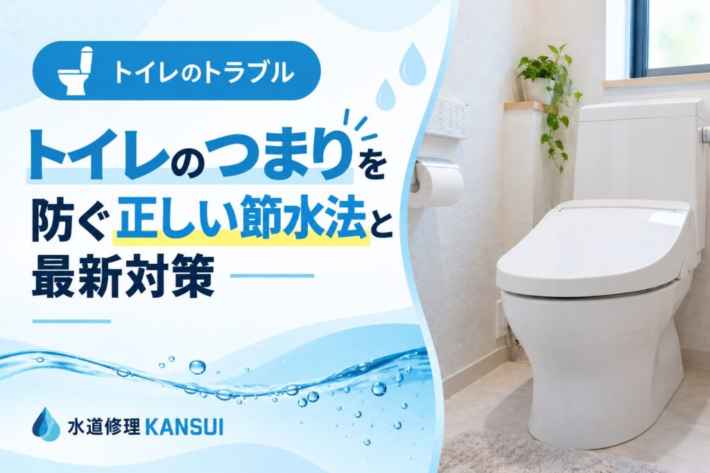 トイレのつまりを防ぐ正しい節水法と最新対策