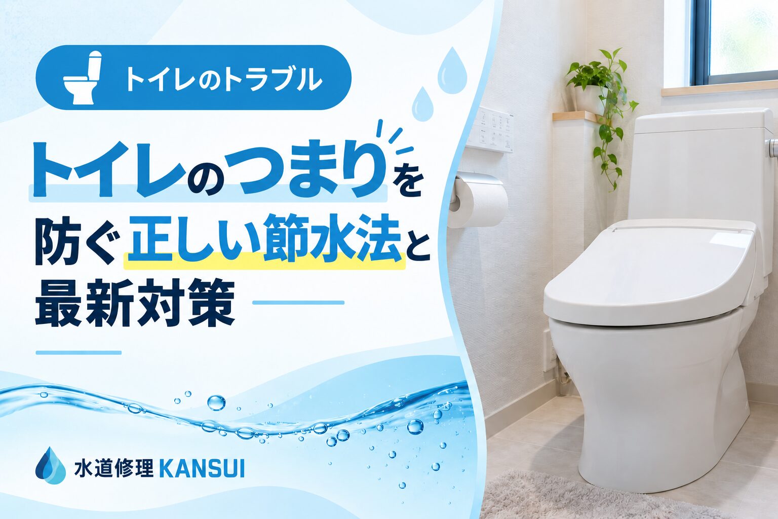 トイレのつまりを防ぐ正しい節水法と最新対策