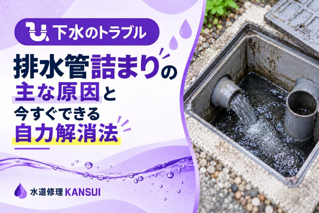 排水管高圧洗浄の必要性と安全な依頼方法